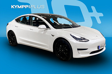 Tesla Model 3 Standard Range Plus ** Premium Audio / 2x renkaat vanteilla / ACC / Lasikatto ** - Nyt nähtävillä Vantaalla – älä anna tämän herkun mennä ohi!