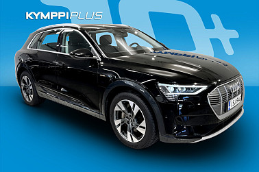 Audi e-tron Advanced 55 quattro / Navi / Acc / Nahat / Kuskin penkki muistilla - Audi e-tron 55 on tyylikäs, hiljainen ja tehokas sähköauto, jossa on hyvä toimintamatka ja neliveto.