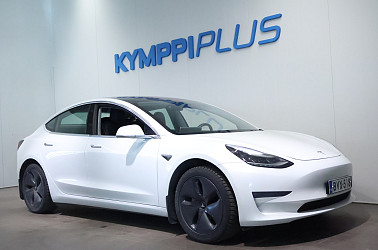 Tesla Model 3 Standard RWD Plus ** 1-Om. Suomiauto / Kahdet renkaat vanteineen / Sähköinen takakontti ** - Edullinen ja maltillisilla metreillä oleva Tesla. Nämä viedään käsistä!