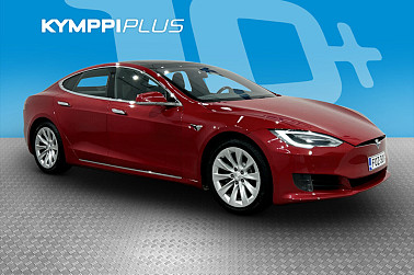 Tesla Model S 75 D ** ACC / Lasikatto / Kamera ** - Tyylikäs punainen Tesla Model S 75D
