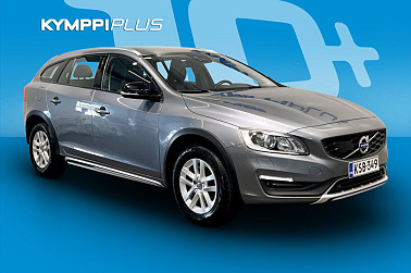Volvo V60 Cross Country D4 AWD Business aut ** Webasto / Adapt.vakkari / Navi / Vetokoukku ** - Suomi-auto ensimmäiseltä omistajalta merkkiliikkeen huoltohistorialla!