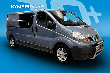 Renault Trafic 2,5 dCi L2H1 * Webasto / Koukku / Vanerointi / Lisävalot / Valorauta * - Huippukuntoinen Suomi-auto! Jakohihna ja huollot tehty – lämmin, siisti ja valmis ajoon!
