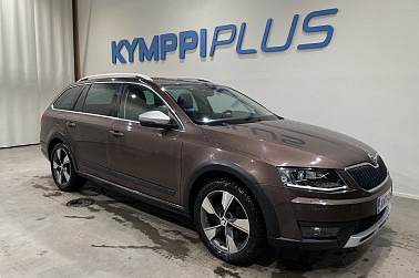 Skoda Octavia Combi 2,0 TDI 184 4x4 Scout DSG Autom. ** 1-omisteinen Suomi-auto / Vetokoukku / Webasto / Adapt. vak ** - Ensimmäiseltä omistajalta juuri valikoimaan saapunut Scout! Ole nopea!