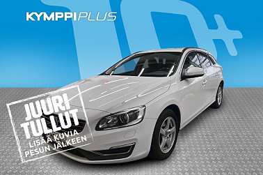 Volvo V60 D4 Business aut ** Xenon / VOC / Tutkat / Navi ** - RAHOITUSKORKO tähän autoon vain 1,99% - Suomi-auto / 2-omistajaa / Cruise / Webasto