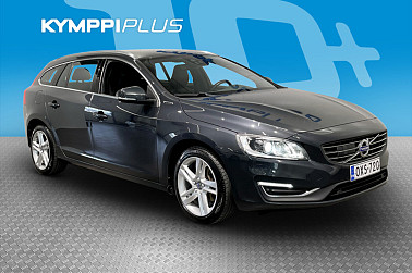 Volvo V60 D5 AWD Twin Engine Summum aut ** Koukku / Webasto / Nahat ** - Huippuvarusteltu, sekä taloudellinen Volvon diesel lataushybrid!