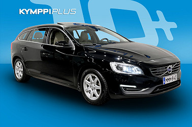 Volvo V60 T5 Bi-fuel Summum aut ** Adapt. vakkari / Webasto / Koukku / Nahat ** - Volvo V60 täynnä herkkuja: nahkasisusta, kattoluukku, ACC, lisälämmitin ja turvallisuustekniikkaa.