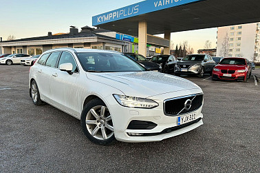 Volvo V90 D3 AWD Business aut * ACC / LED / Kääntyvä koukku * - Yhdistää tyylin, tehokkuuden ja huipputurvallisuuden. 150 hv moottori, neliveto ja ylellinen varustelu tekevät ajamisesta nautinnon.