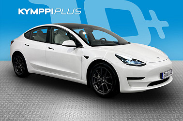 Tesla Model 3 Long Range - Acceleration boost / Matrix / Lämpöpumppu / Valkoinen sisusta / Premium Audio