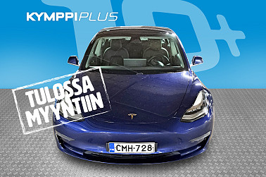 Tesla Model 3 Long-Range Dual Motor AWD *Soh 91.0/ 1. Omisteinen Suomi-auto / FSD / ACC / LED * - Neliveto / 2 x renkaat ja vanteet / Lasikatto