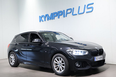 BMW 118 ):	F20 Hatchback 118i A Business M Sport **P.kamera / Tutkat / Sporttipenkit / Vakkari / Keyless** - BMW 118i A M Sport, dynaaminen takavetoinen hatchback, kattoluukku, Alcantara, LED-valot!