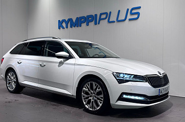 Skoda Superb Combi 2,0 TDI 150 Style DSG Autom. / Canton / Acc / Matrix led / Webasto / Kessy / Digimittaristo - Superbilla ajat tyylillä ja tilavasti – huippuvarusteltu, edustava ja mukava valinta arkeen ja matkoille.