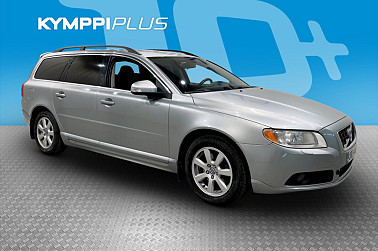 Volvo V70 2,4D Momentum aut ** Suomi-auto / Nahkasisusta / Vakkari / Xenon ** - ** Juuri huollettu / Katveavustin / Sähkötoiminen takaluukku **