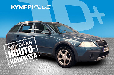 Skoda Octavia Combi 2,0 TDI DPF 4X4 Scout - MYYDÄÄN HUUTOKAUPAT.COM KAUTTA / 2 x renkaat vanteineen / Koukku / Vakkari