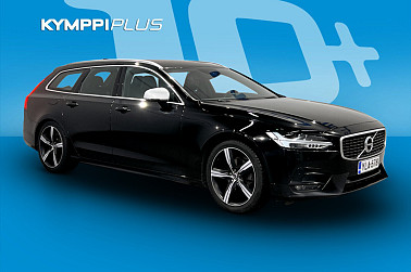 Volvo V90 D4 Business R-Design aut **Webasto / LED / Adapt.vakkari / Navi / Kamera** - Volvo V90 D4 R-Design 2019 – hyvin varusteltu ja huollettu Suomi-auto, Kokkolan Kymppi Plussalta!