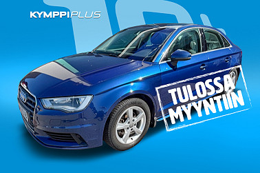 Audi A3 Sedan Business 1,4 TFSI 90 kW S tronic ** Suomi-auto / Xenon / Vakkari / Tutkat ** - Ajonautintoa sähkönsinisessä paketissa.