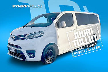 Toyota Proace Verso Active L2 2,0 D 180 Automaatti ** / 9-paikkainen / Webasto / Koukku / ** - Hieno ja tyylikäs 9-hengen Toyota Proace Verso Active tarjoaa mukavuutta, tilaa ja voimaa.