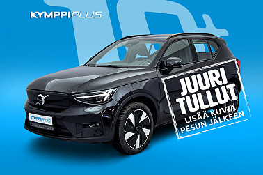 Volvo XC40 Recharge Twin Plus **82kWh akku / Pixel LED / Adapt.vakkari / Lämpöpumppu / Koukku** - Volvo XC40 Recharge – suosittu sähkö-SUV isolla akulla ja huippuvarusteilla, nyt KymppiPlussalta Kokkolasta!