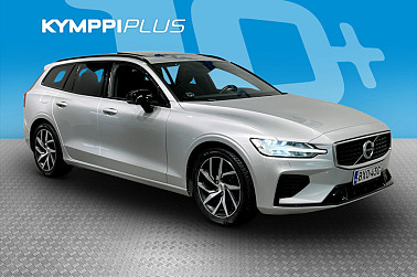 Volvo V60 T8 AWD R-Design aut **Acc, 360°kamera, Navi, Sähk.luuk, Harman Kardon** - Tarkalla pidolla ollut hyvin varusteltu helmi!