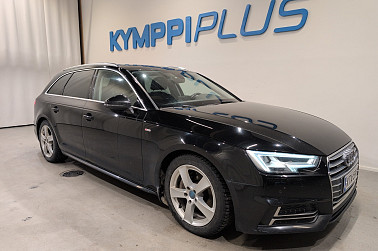 Audi A4 Avant Business Sport Comfort S line Edition 2,0 TDI 140 kW quattro S tronic **Vetokoukku / Webasto / LED / Sähköluukku / Urheiluistuimet** - Hyvin varusteltu nelivetoinen Suomi-auto, johon juuri jakohihna vaihdettu!
