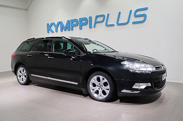 Citroen C5 HDi 163 Exclusive Business Tourer Automaatti*Xenon / Webasto k-säädöllä / Kaasunestejousitus / Nahkaverhoilu sähkösäädöillä - Tässä autossa yhdistyvät huippuluokan ajomukavuus ja runsas varustelu