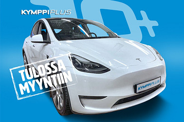 Tesla Model Y Long Range ** 2x renkaat ja vanteet / Lämpöpumppu / Pearl White / Matrix-Led ** - Upea pienillä kilometreillä tulossa oleva Model Y  - kahdet vanteet renkaineen!