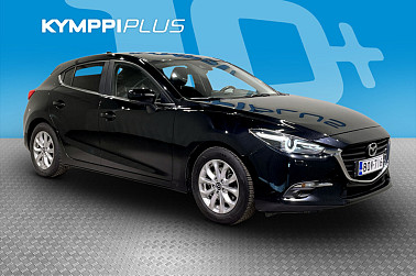Mazda Mazda3 5HB 2,0 (120) SKYACTIV-G Optimum 6AT 5ov BX2O ** Vakkari / P.tutka / LED / Lohkolämmitin / Sisäpistoke / Blis ** - Suomi-auto / Lämmitettävä ohjauspyörä