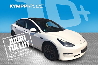 Tesla Model 3 Long Range - Kahdet renkaat ja vanteet / LED / ACC / Lämpöpumppu