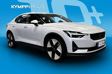 Polestar 2 Long Range Dual Motor, 300kW, 78kWh * Pilot / Plus / 2 x Vanteet/Renkaat * - Polestar 2 Long Range Dual Motor – 300 kW tehoa, 78 kWh akkua ja puhdasta suorituskykyä. Sähköautoilun seuraava taso on täällä