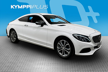 Mercedes-Benz C 200 Coupé A ** Distronic + / IHC+ / 360° Kamera / Keyless ** - **Suomi-auto / Nahkasisusta / BLIS / Sähkökontti**