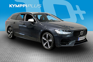 Volvo V90 T8 AWD R-Design aut **Acc, 360°kamera, Adapt.Led, Navi, Hud, Koukku** - Volvo V90 T8 AWD R-Design – Tehokas plug-in hybridi, huippuvarusteet ja neliveto. Tyylikäs, turvallinen ja valmis ajoon.