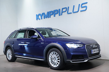 Audi A4 allroad quattro Pro Business 2,0 TDI 140 kW quattro S tronic ** Webasto / Sportpenkit / Led-valot / P.tutkat / Koukku ** - Hyvin huollettu Suomiauto ensimmäiseltä omistajalta - Talvi tulee taas, varaudu nelivedolla!
