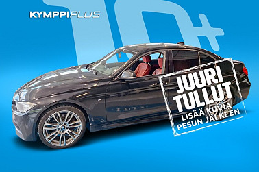 BMW 320 F30 Sedan 320d TwinPower Turbo A Limited xDrive Edition * M-sport / Punaiset nahat / Webasto / Hud / ShadowLine / Harman&Kardon - Comfort Access / kaukavoavustin / Muistipenkki / Koukku / Kattoluukku / Suomi-auto