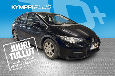 Honda Civic 5D Diesel 1,6 Comfort **. Suomi-auto / Huoltokirja / Lohkolämmitin ja sisäpistoke ** -  Isofix / 2 x aluvanteet / 2 omistajaa