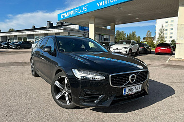 Volvo V90 T8 TwE AWD Business R-Design aut * Neliveto / Vetokoukku / LED / ACC * - Tehokas, tyylikäs ja taloudellinen Volvo V90 T8 AWD R-Design – plug-in-hybridi, joka tarjoaa luksusta, voimaa ja käytännöllisyyttä arkeen!