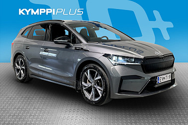 Skoda Enyaq 80x 4x4 SportLine iV** Matrix-Led, Acc, Keyless, Koukku, Lämpöpumppu** - RAHOITUSKORKO tähän autoon vain 3,89% - Näyttävä ja hyvin varusteltu sähköinen neliveto, joka yhdistää suorituskyvyn, mukavuuden ja edulliset ajokulut.