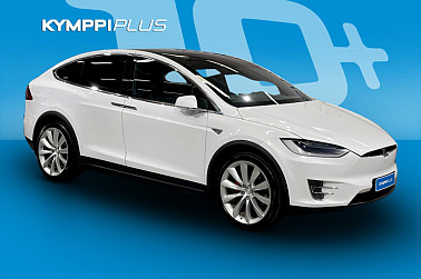 Tesla Model X P90 D ** 6 paikkanen / Lasikatto / Ilmajouset / Autopilot / Premium Audio ** - 6-paikkainen Tesla Model X tarjoaa tilaa ja jopa 400 km toimintasäteen yhdellä latauksella.