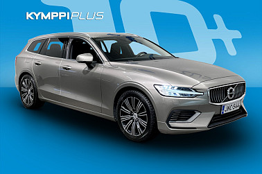 Volvo V60 T6 TwE AWD Inscription Expression Edition aut ** Webasto / Adapt. vakkari / CarPlay ** - Tyylikäs ja turvallinen ladattava hybridi – mukavuutta ja taloudellisuutta arkeen.