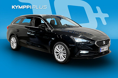 Seat Leon Sportstourer 1,5 eTSI 150 Hybrid Xcellence DSG ** Suomiauto / Webasto / Koukku ** - Tyylikäs ja hyvin varusteltu hybridi – huollettu, taloudellinen ja ajovalmiina!