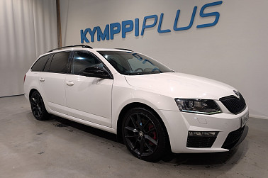 Skoda Octavia Combi 2,0 TDI RS DSG Autom.** Webasto / Adapt.vak / Koukku / Kessy / Canton - Kattavasti varusteltu urheilullinen farkku!