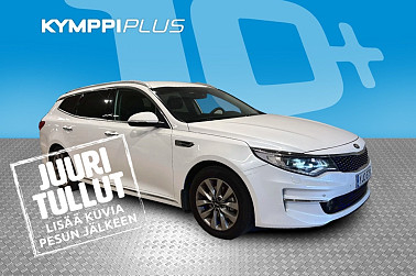 Kia Optima 1,7 CRDi ISG EX SW DCT A/T ** Kahdet renkaat / Navigointi / Peruutuskamera / Puolinahka / Tutkat ** - Suomi-auto hyvällä huoltohistorialla!