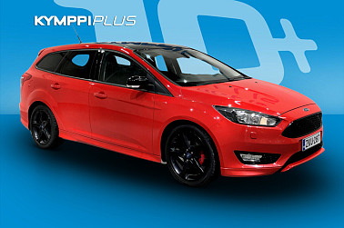 Ford Focus 1,0 EcoBoost 125 hv start/stop M6 Black Wagon ** Vakkari / P. tutka / Suomi-auto / Lohkolämmitin ja sisäpistoke ** - Edullinen ja varusteltu Focus – täydellinen vaihtoehto käytännönläheiseen käyttöön.