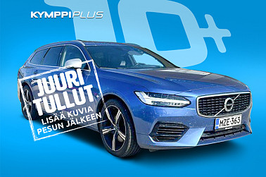 Volvo V90 T8 AWD R-Design aut ** / Bowers & Wilkins / Muistinahat / Hud / Webasto / ** - Upeilla varusteilla oleva R-Desing Volvo!