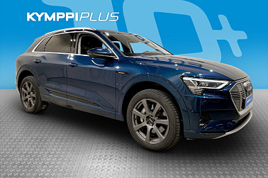 Audi e-tron Advanced 55 quattro ** Adapt. vakkari / Muistipenkki / Koukku / Peruutuskamera - Juuri huollettu! Tutkat, Navi, Ilmajousitus, Kahdet renkaat ja vanteet, Soh 92,6%!