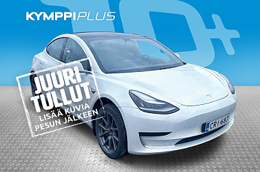 Tesla Model 3 Standard Range Plus **Lasikatto / Adapt.Cruise / Kamera / Nahat / LED - Täysin sähköinen Tesla yhdistää tyylikkään muotoilun, huipputeknologian ja vaivattoman ajokokemuksen.