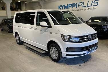 Volkswagen Caravelle Comfortline pitkä 2,0 TDI 110 kW DSG ** 9-hlö / Ilmastointi / Vakionopeussäädin / Vetokoukku ** - Hyvin huollettu Caravelle, jakopää tehty.