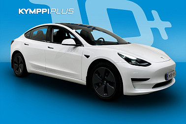 Tesla Model 3 Standard Range Plus** ACC / Lasikatto / Navi / P-kamera / Valkoinen - Tyylikäs ja tehokas Tesla Model 3 SR+ – huippukuntoinen, nopeasti ladattava ja modernisti varusteltu.