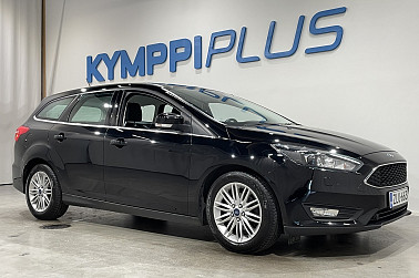 Ford Focus 1,0 EcoBoost 125 hv Start/Stop A6 Edition Wagon ** Suomi-auto / Vetokoukku / Lämpölasi / Vakkari ** - ** Jakopää tehty 2025 / Lohkolämmitin sisäpistokkeella / CarPlay **
