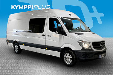 Mercedes-Benz Sprinter 316CDI-3,5/43 KB pitkä A3 ** Webasto / P.Kamera / Koukku ** - B-kortilla ajettava siisti matkailuauto tupla akulla. Jääkaappi ja mikro löytyy.
