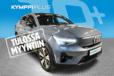 Volvo C40 Recharge Twin Plus aut ** LED / ACC / VOC / Lämpöpumppu / Kamera ** - Panoraama lasikatto / Avaimeton käyttöjärjestelmä / 2 x renkaat ja vanteet