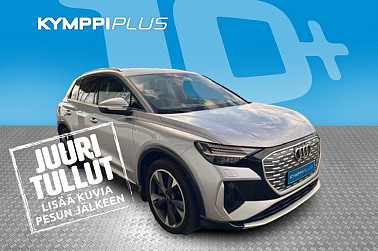 Audi Q4 e-tron 45 e-tron quattro - SoH 93,2% / ACC / Lämpöpumppu / Matrix / Koukku / Navi / Sähköluukku / 2x S-Line